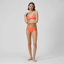 Two Pieces-Speedo Solid Classic Bottom Siren Red