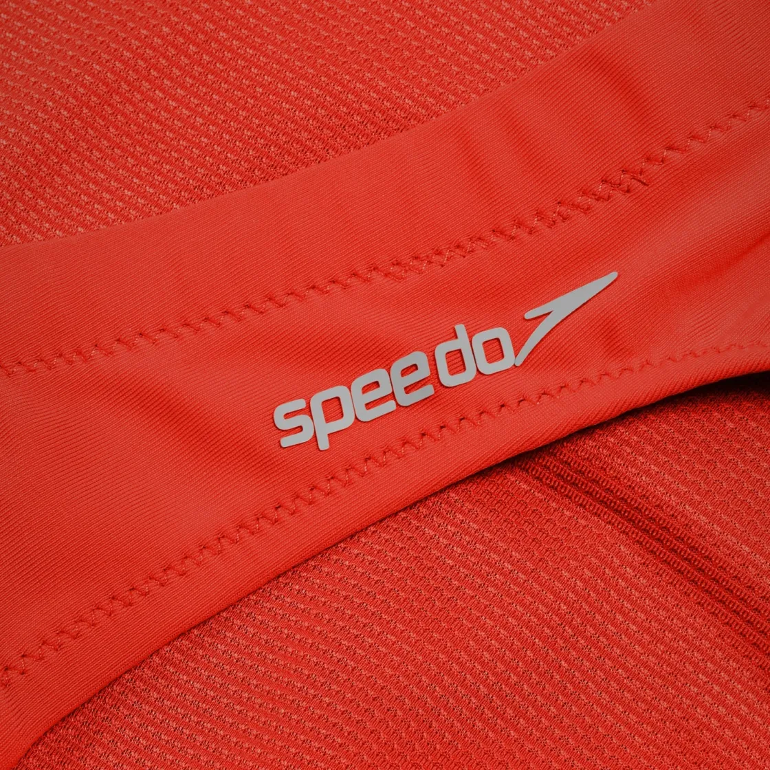 Two Pieces-Speedo Solid Classic Bottom Coquelicot Red