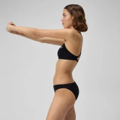 Two Pieces-Speedo Solid Classic Bottom Speedo Black