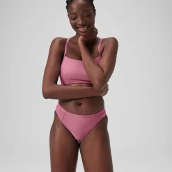 Two Pieces-Speedo Solid Classic Bottom Hot Pink