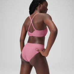 Two Pieces-Speedo Solid Classic Bottom Hot Pink