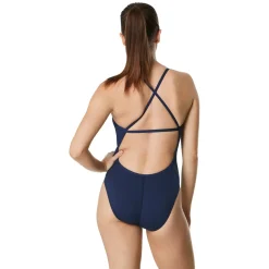 Racing|One Pieces-Speedo Solid Endurance+ Crossback One Piece Navy
