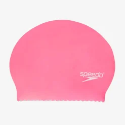 Caps|Kids Caps-Speedo Solid Latex Cap Pink