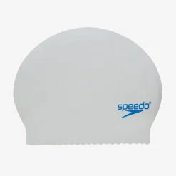 Caps|Kids Caps-Speedo Solid Latex Cap White
