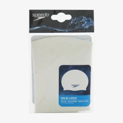 Caps|Kids Caps-Speedo Solid Latex Cap White
