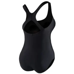 Fitness|One Pieces-Speedo Solid Moderate Ultraback Plus Size (20-24) - Powerflex Black