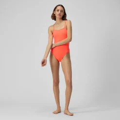 Training|One Pieces-Speedo Solid One Back One Piece Siren Red