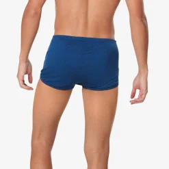 Square Legs-Speedo Solid Poly Mesh Training Suit Navy