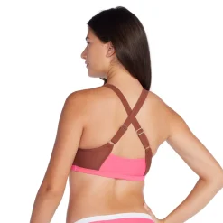 Two Pieces-Speedo Solid Quantum Bikini Top Fandango Pink