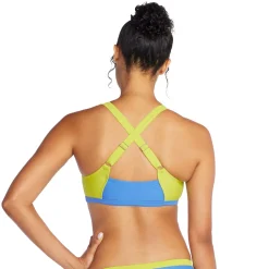 Two Pieces-Speedo Solid Quantum Bikini Top Sevres Blue