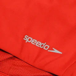 Two Pieces-Speedo Solid Racerback Top Coquelicot Red