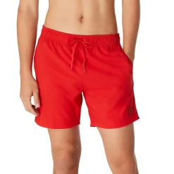 Swim Trunks & Boardshorts-Speedo Solid Redondo Edge Volley 17" High Risk Red