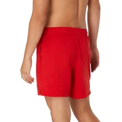 Swim Trunks & Boardshorts-Speedo Solid Redondo Edge Volley 17" High Risk Red