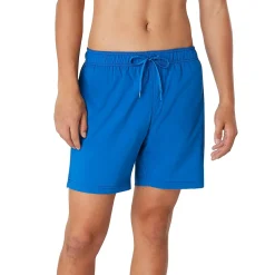 Swim Trunks & Boardshorts-Speedo Solid Redondo Edge Volley 17" Turkish Sea