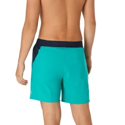 Swim Trunks & Boardshorts-Speedo Solid Seaside Volley 17" Teal