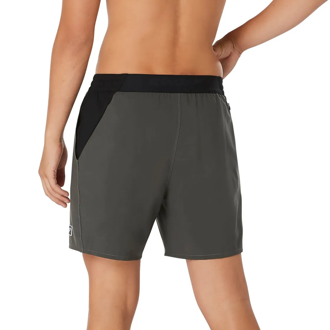 Swim Trunks & Boardshorts-Speedo Solid Seaside Volley 17" Grey