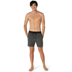 Swim Trunks & Boardshorts-Speedo Solid Seaside Volley 17