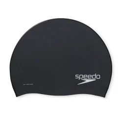 Caps-Speedo Solid Silicone Cap Black