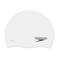 Caps-Speedo Solid Silicone Cap White