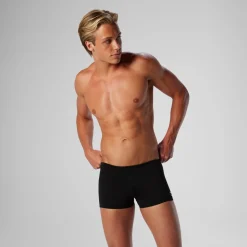 Square Legs-Speedo Solid Square Leg Pitch Black