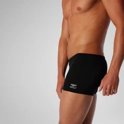 Square Legs-Speedo Solid Square Leg Pitch Black