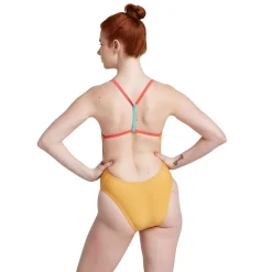 Fitness|Training-Speedo Solid T-Back One Piece Orange