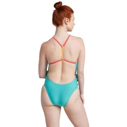 Fitness|Training-Speedo Solid T-Back One Piece Turqoise
