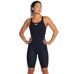 Tech Suits-Speedo Solid Vanquisher Kneeskin Black