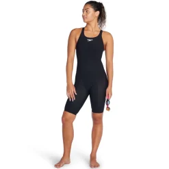 Tech Suits-Speedo Solid Vanquisher Kneeskin Black