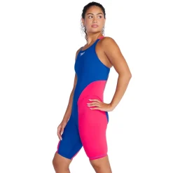 Tech Suits-Speedo Solid Vanquisher Kneeskin Royal blue