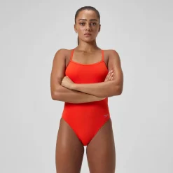 Racing|Fitness-Speedo Solid V-Back One Piece