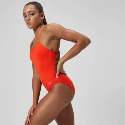 Racing|Fitness-Speedo Solid V-Back One Piece