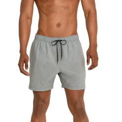 Swim Trunks & Boardshorts-Speedo Solid Volley 16" Grey