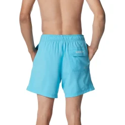 Swim Trunks & Boardshorts-Speedo Solid Volley with Comfort Liner 16" Sky Blue