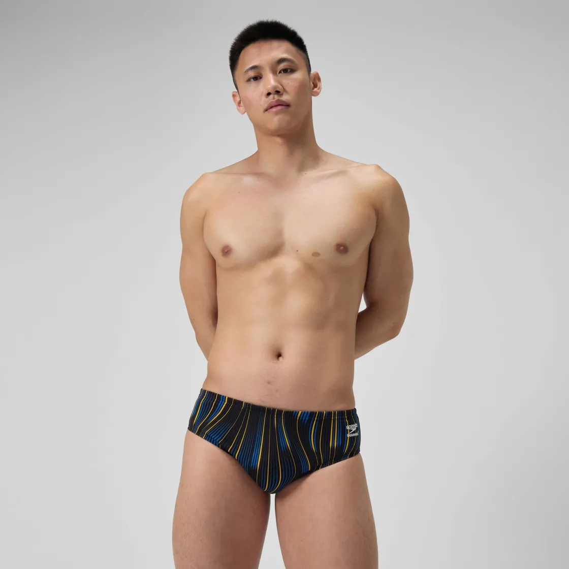 Briefs-Speedo Space Train Brief Golden Blue