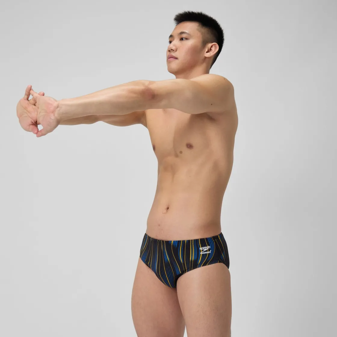 Briefs-Speedo Space Train Brief Golden Blue