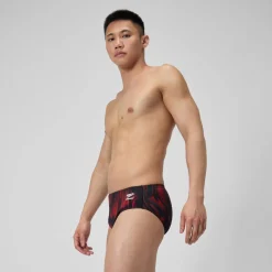 Briefs-Speedo Space Train Brief Red Navy