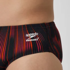 Briefs-Speedo Space Train Brief Red Navy