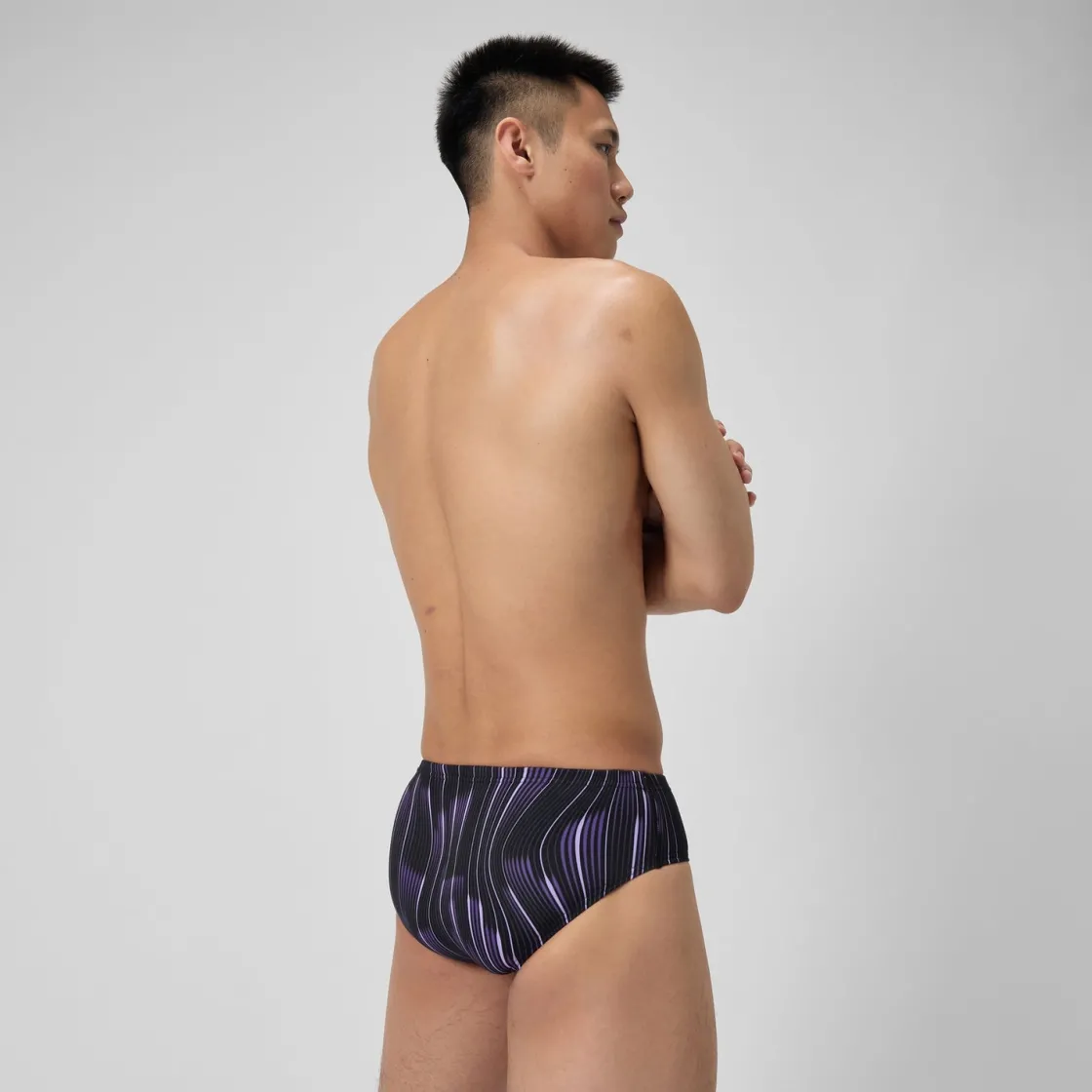 Briefs-Speedo Space Train Brief Purple Black