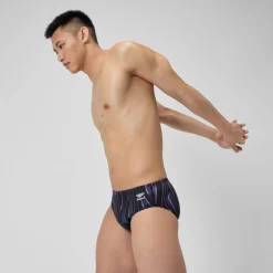 Briefs-Speedo Space Train Brief Purple Black
