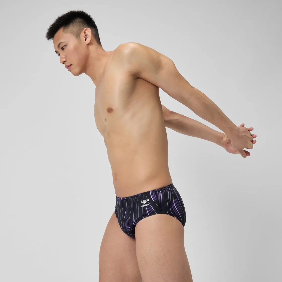 Briefs-Speedo Space Train Brief Purple Black
