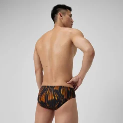 Briefs-Speedo Space Train Brief Orange Navy