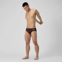 Briefs-Speedo Space Train Brief Orange Navy