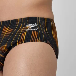 Briefs-Speedo Space Train Brief Orange Navy