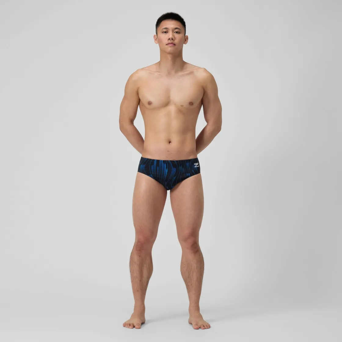Briefs-Speedo Space Train Brief Blue Black