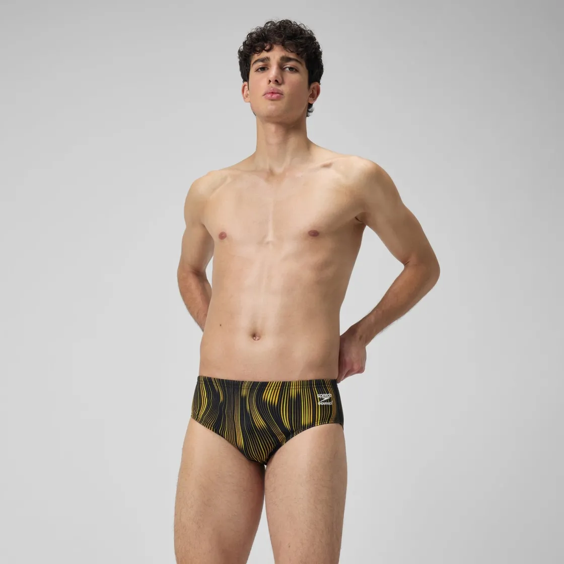 Briefs-Speedo Space Train Brief Yellow Black