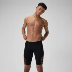 Jammers-Speedo Space Train Jammer Carrot Orange Black