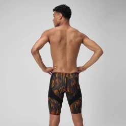 Jammers-Speedo Space Train Jammer Carrot Orange Black