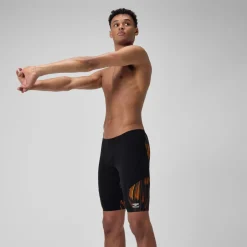 Jammers-Speedo Space Train Jammer Carrot Orange Black