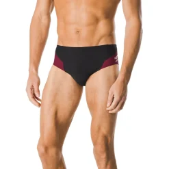 Briefs-Speedo Spark Splice Brief Maroon